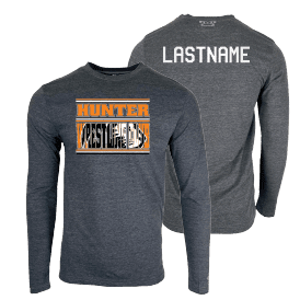 Hunter Wrestling Club Custom Heat Press Long Sleeve T-Shirt