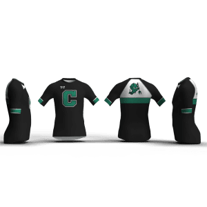 Cary High school Black with C Logo Men's Compression Short Sleeve Shirt