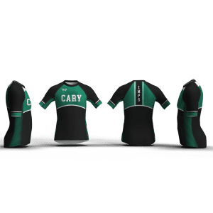 Cary High school Black.& green Men's Compression Short Sleeve Shirt