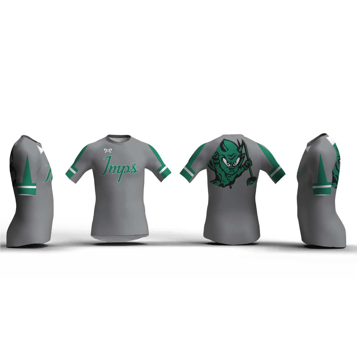 Cary High School Medium Grey Men's Compression Short Sleeve Shirt