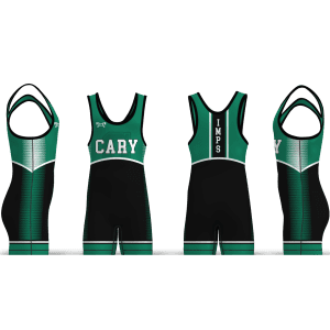 Cary High school Black & Green Men's Singlet