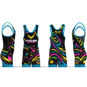 Phoenix Wrestling Club Psychedelic Slam Singlets Men's Singlet
