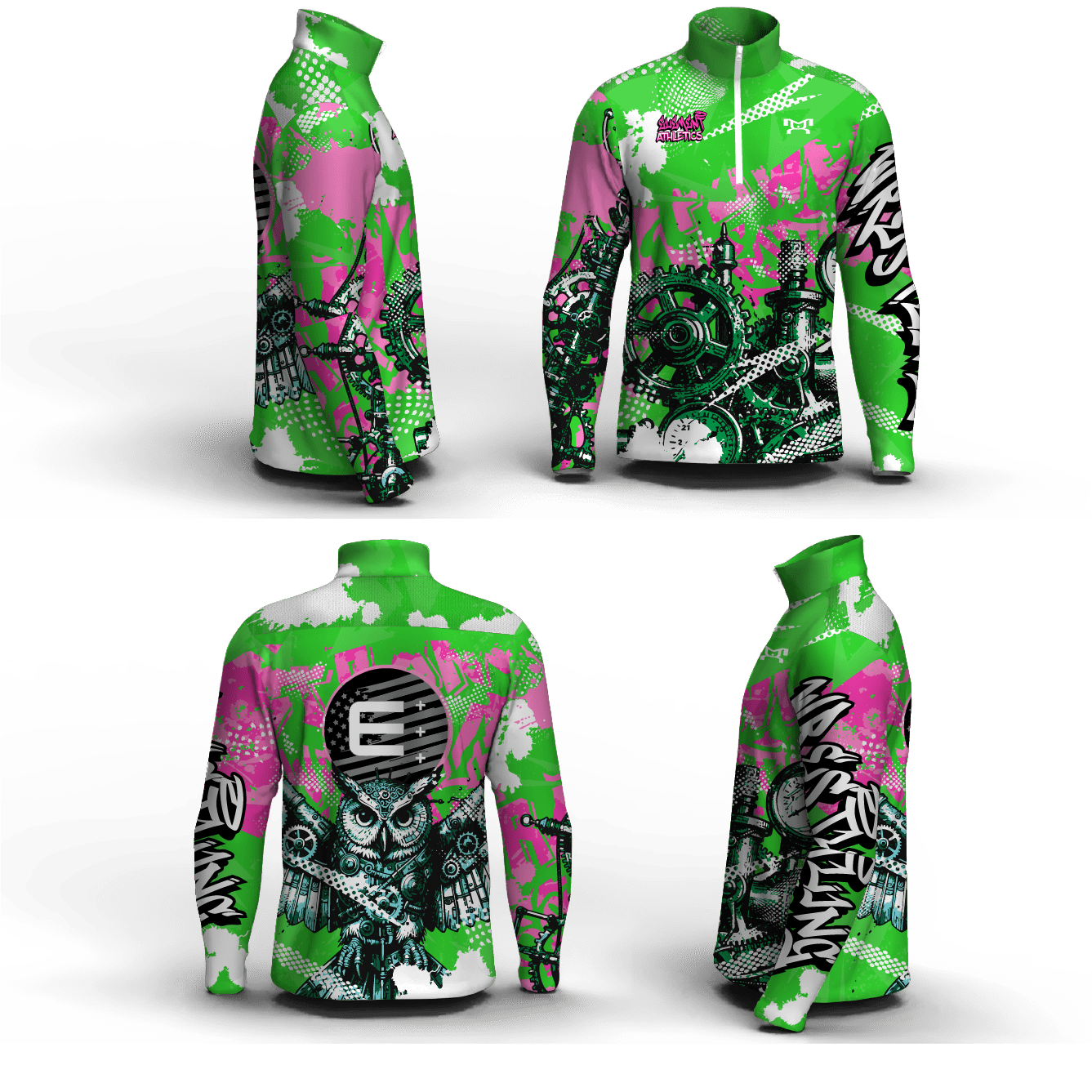 Element Athletics Men's Mid-Weight Custom Quarter Zip