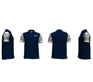 Quartz Hill High School Navy Men's Custom Polo