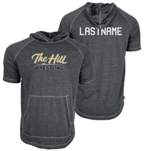 Quartz Hill High School Custom Heat Press Short Sleeve Hoodie T-Shirt