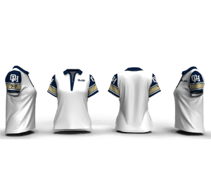Quartz Hill High School White Women's Custom Polo