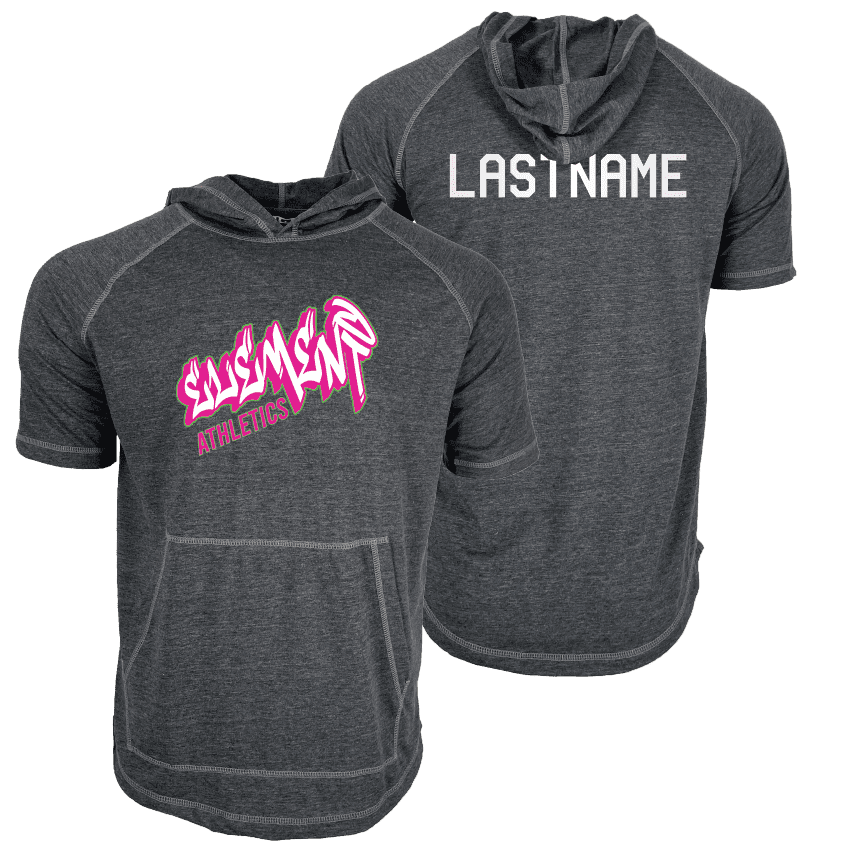 Element Athletics Custom Heat Press Short Sleeve Hoodie T-Shirt