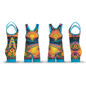 Summer Tropical Black light Men's Singlet