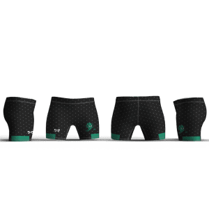 Cary High school Black & white with pattern Women's Compression Shorts