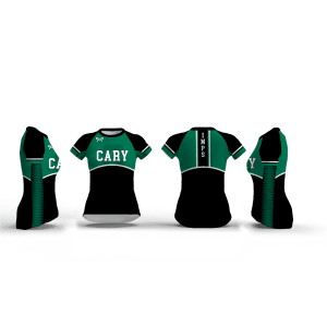 Cary High school Black & Green Women's Compression Short Sleeve Shirt