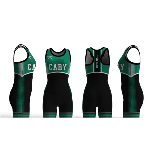 Cary High school Black & Green Women's Racerback Singlet
