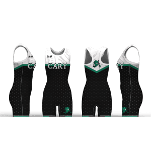Cary High school Black & White Women's Racerback Singlet