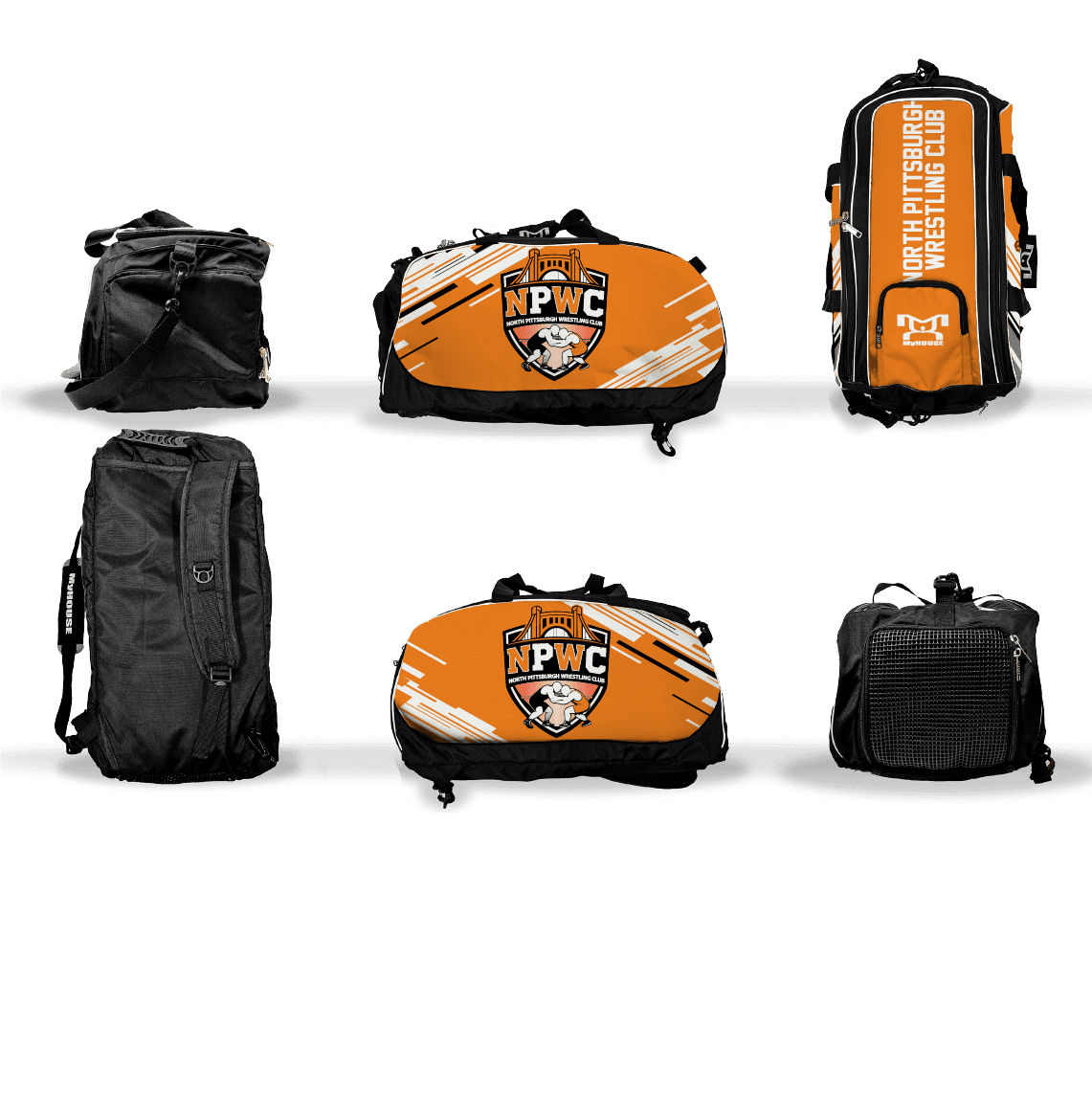 North Pittsburgh Wrestling Club Conversion Duffel Bag/Backpack