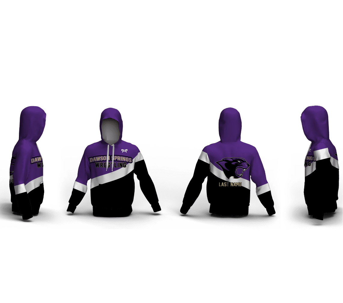 Dawson Springs High School Custom Unisex Sublimated Hoodie