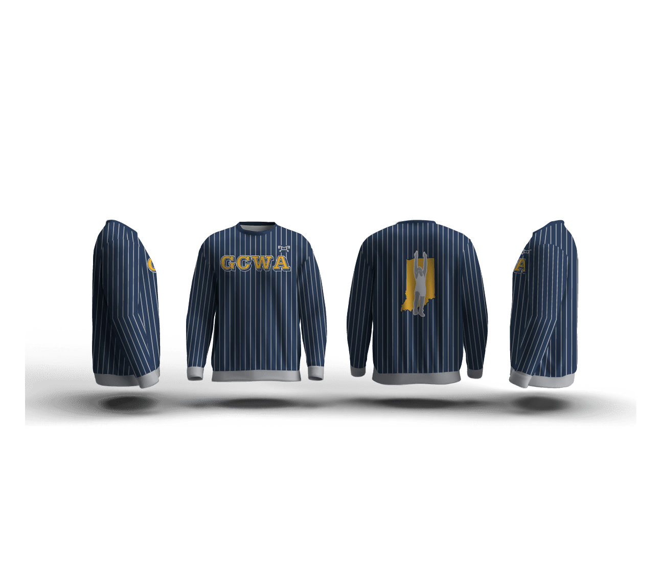 Gem City Elite Navy Sublimated Crewneck