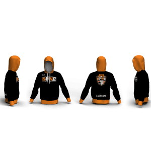 North Pittsburgh Wrestling Club Black Elite Sublimated Hoodie