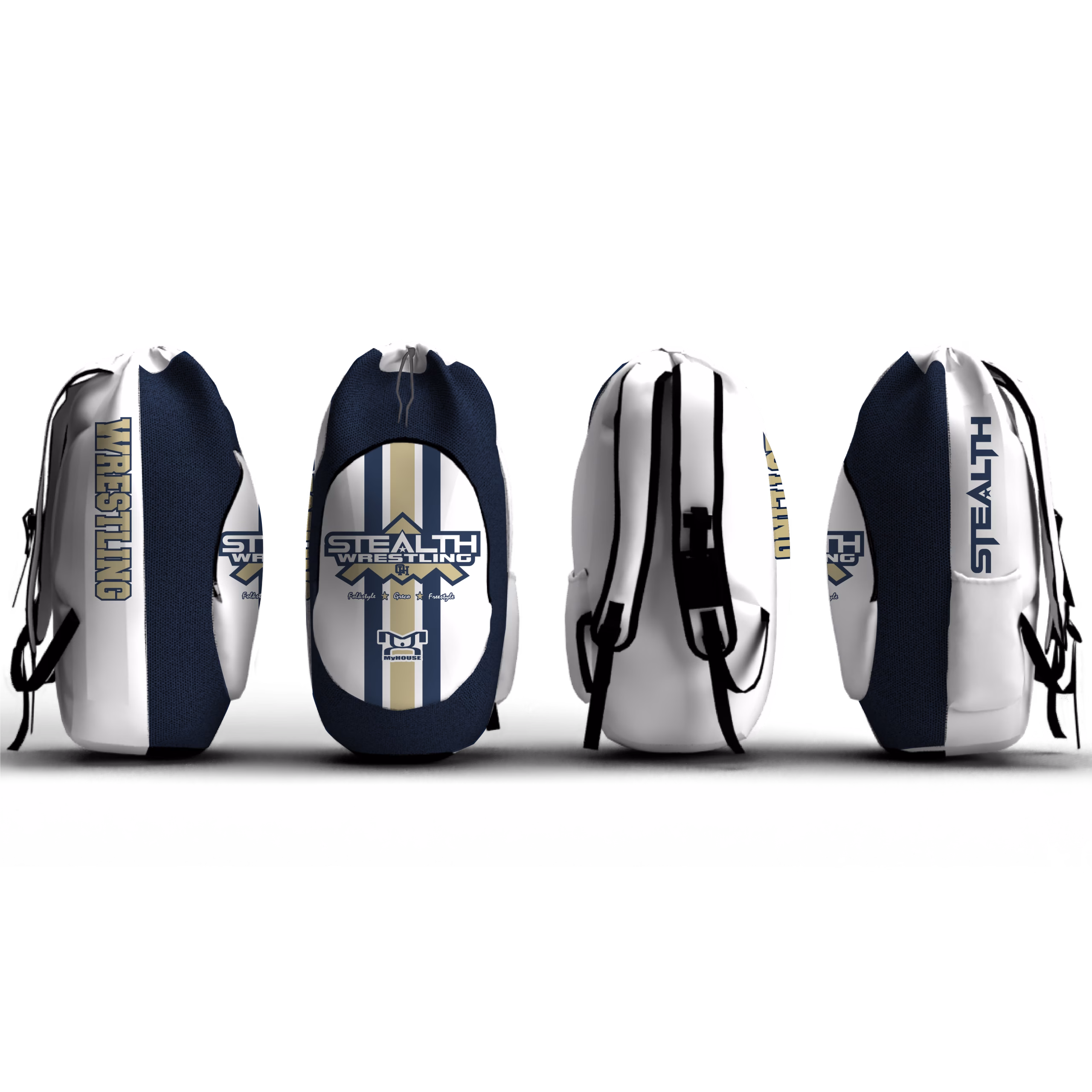 Stealth Wrestling Club Sublimated Custom Gear Bag