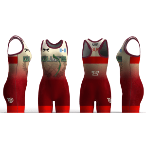 Guatemala Women's Red Freestyle Singlet (pre order)