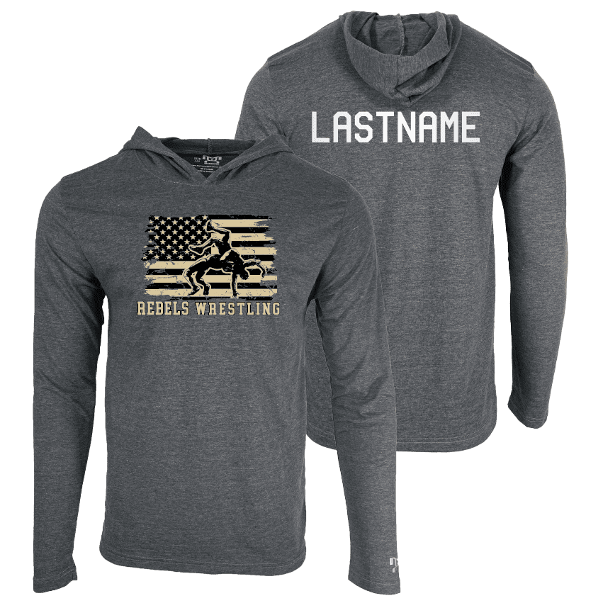 Stewart County High School Custom Heat Press Long Sleeve Hoodie T-Shirt