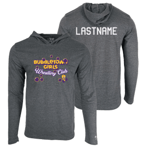 Bubbletown Girls Custom Heat Press Long Sleeve Hoodie T-Shirt