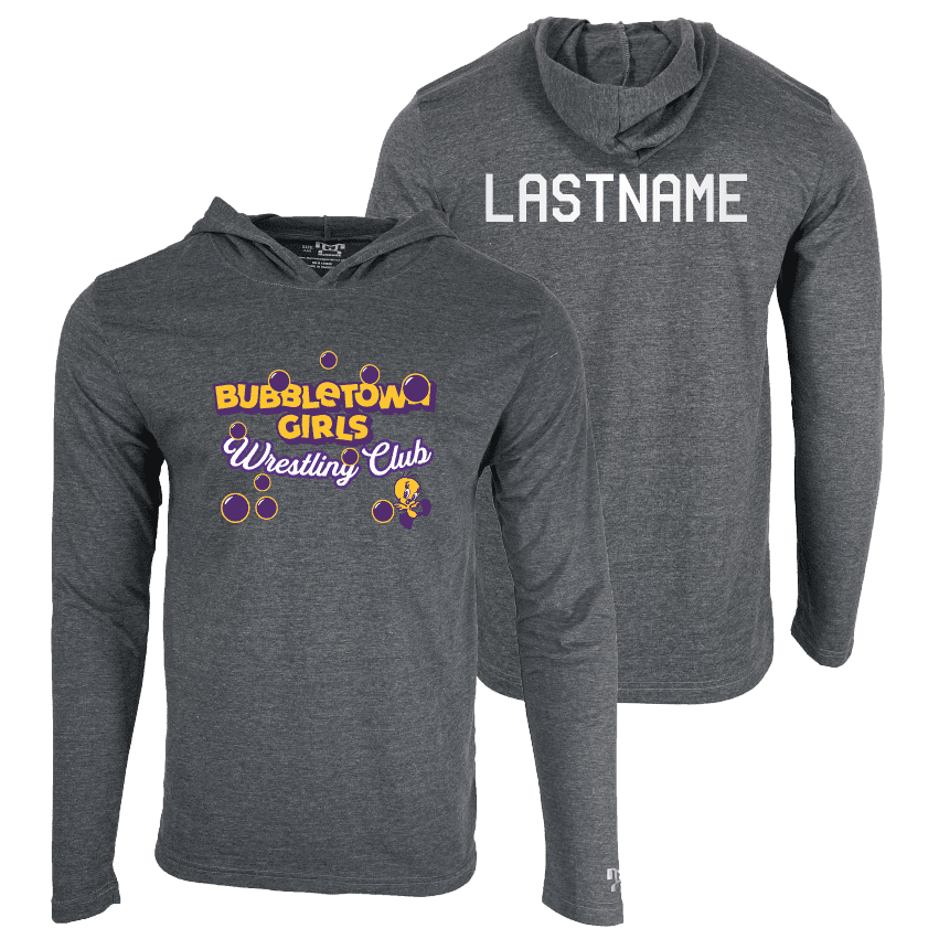 Bubbletown Girls Custom Heat Press Long Sleeve Hoodie T-Shirt