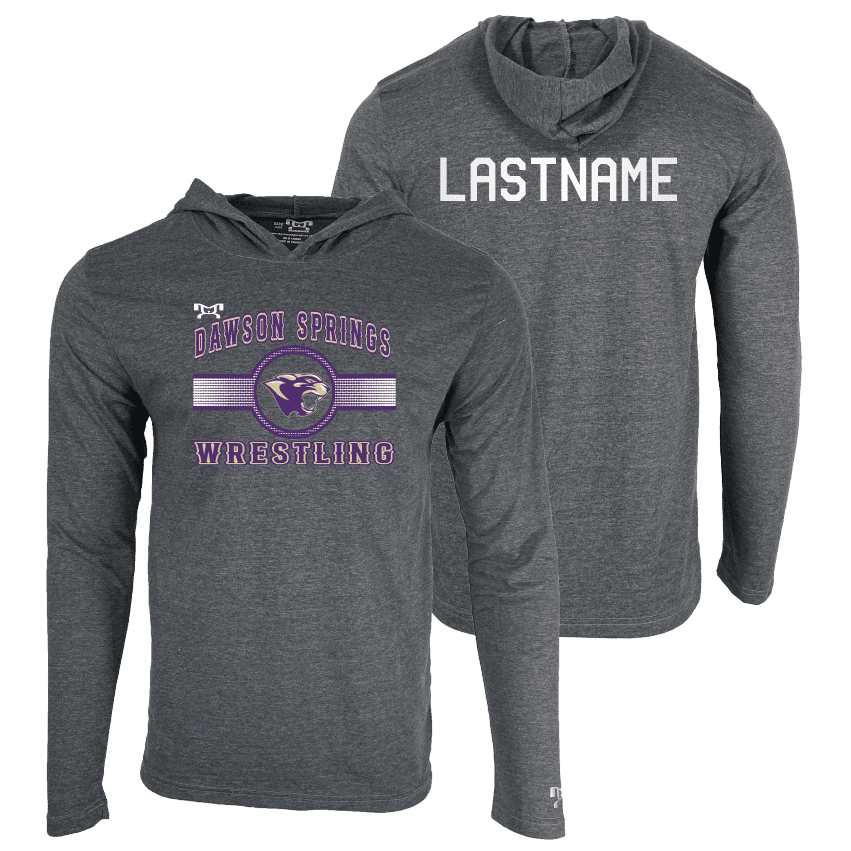 Dawson Springs High School Custom Heat Press Long Sleeve Hoodie T-Shirt