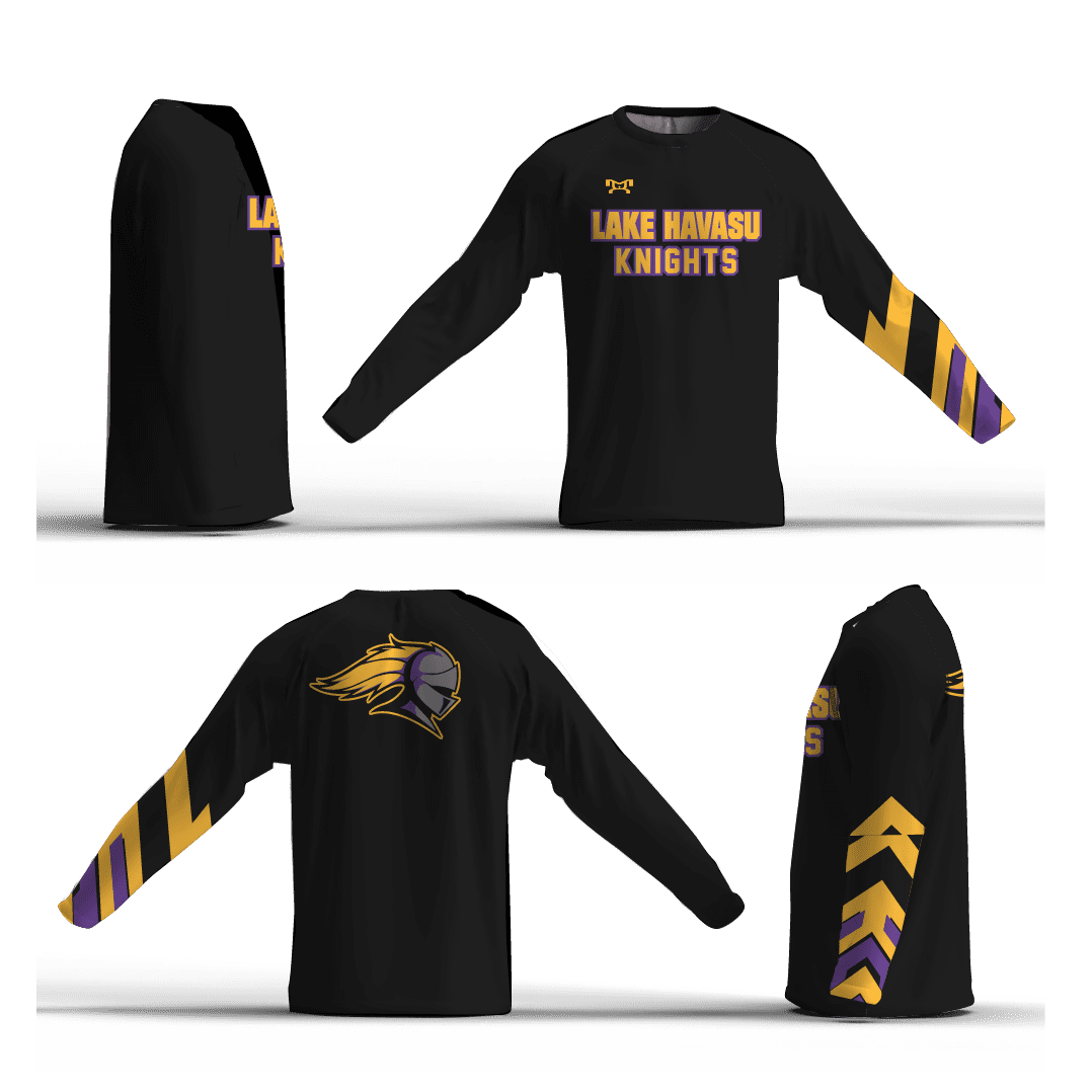 Lake Havasu High School Black Loose Long Sleeve Dri-Fit