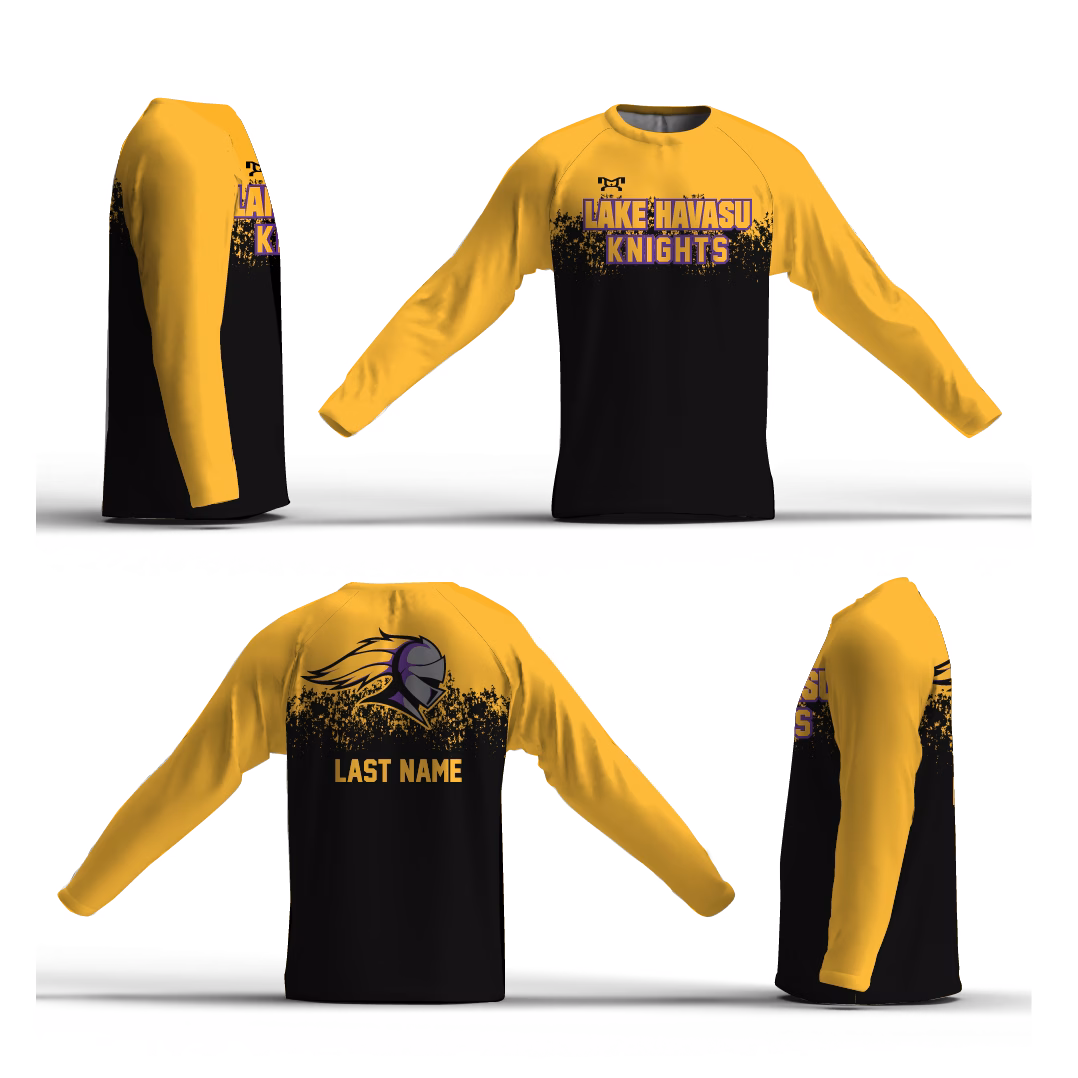Lake Havasu High School Gold Loose Long Sleeve Dri-Fit