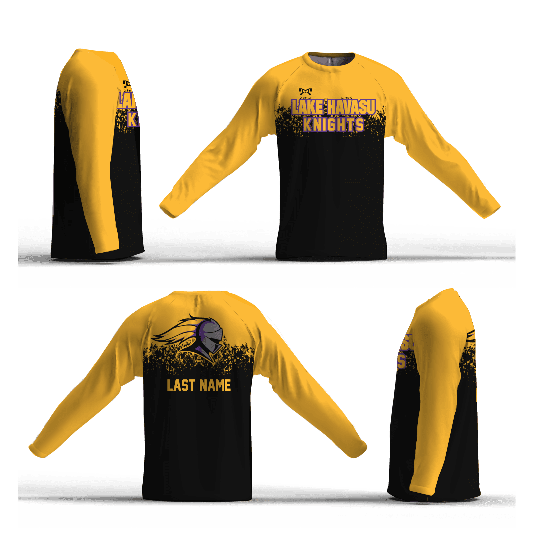 Lake Havasu High School Gold Loose Long Sleeve Dri-Fit