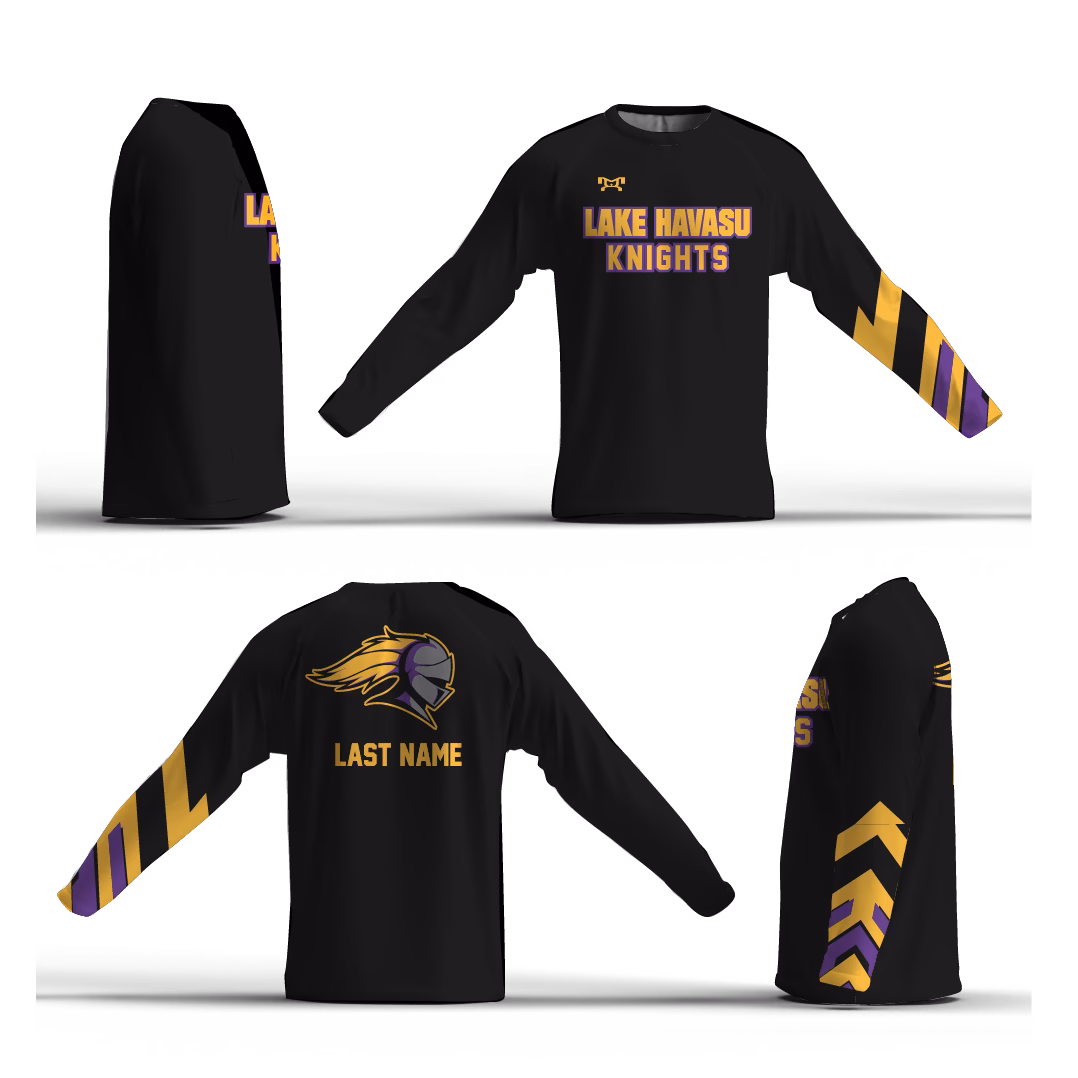 Lake Havasu High School Black Loose Long Sleeve Dri-Fit