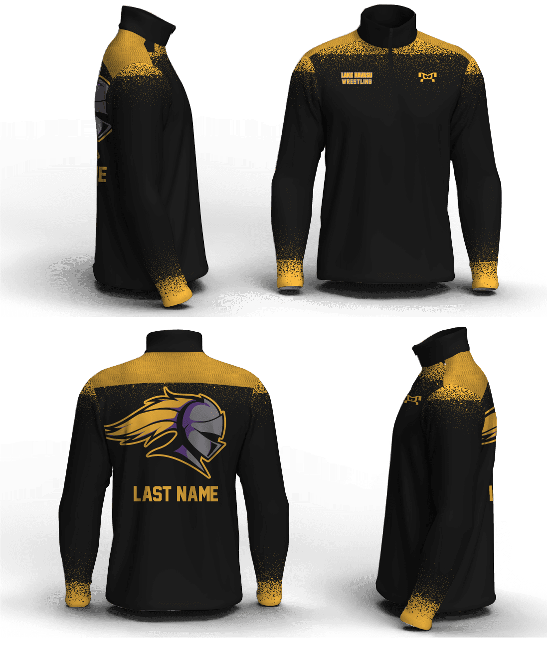 Lake Havasu High School Men's Mid-Weight Custom Quarter Zip