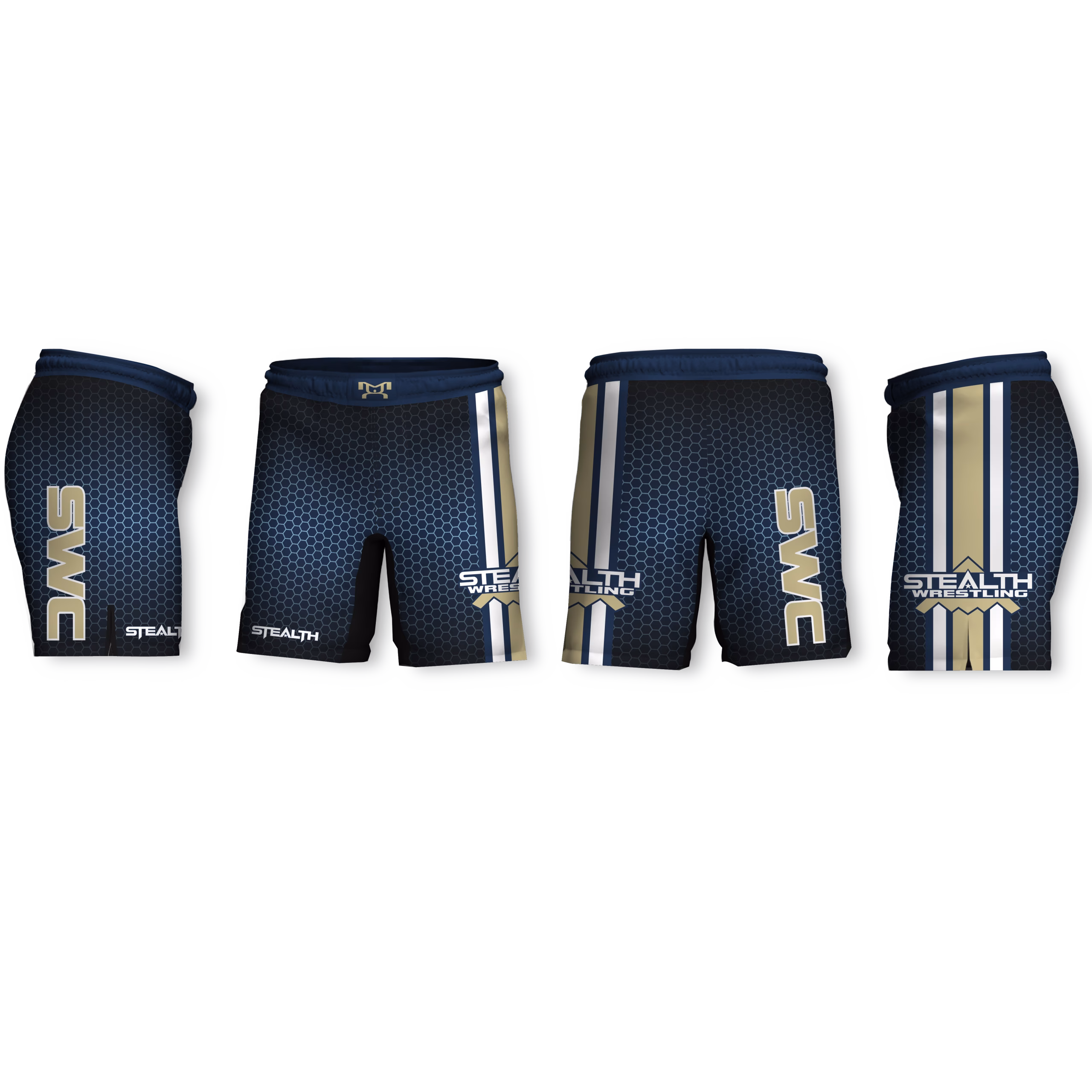 Stealth Wrestling Club Men's 9" Fight Short