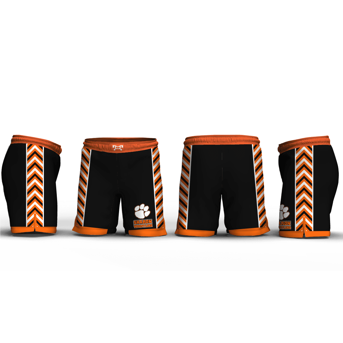 Sharon wrestling Men's 9" Fight Short