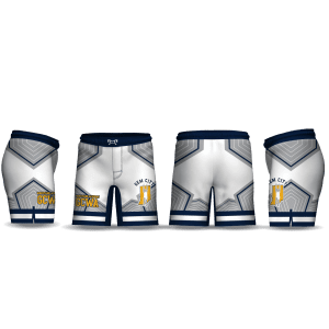 Gem City White Men's 9" Fight Short
