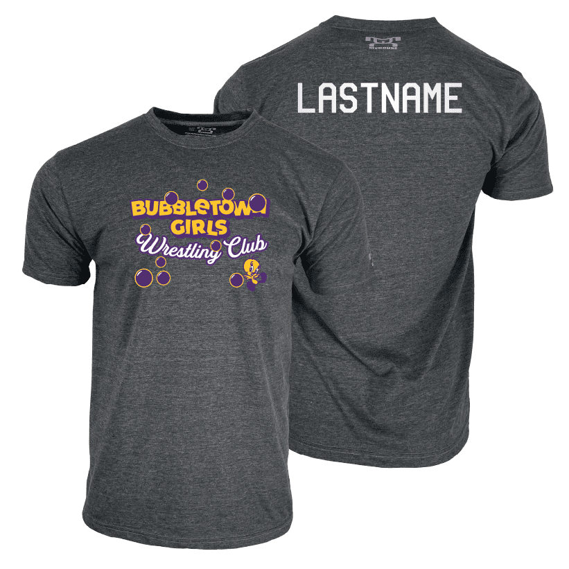 Bubbletown Girls Custom Heat Press Short Sleeve T-Shirt