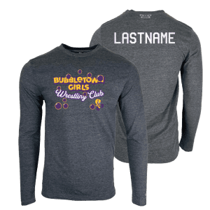 Bubbletown Girls Custom Heat Press Long Sleeve T-Shirt