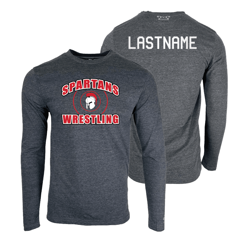 Warminster Spartans Custom Heat Press Long Sleeve T-Shirt
