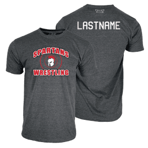 Warminster Spartans Custom Heat Press Short Sleeve T-Shirt