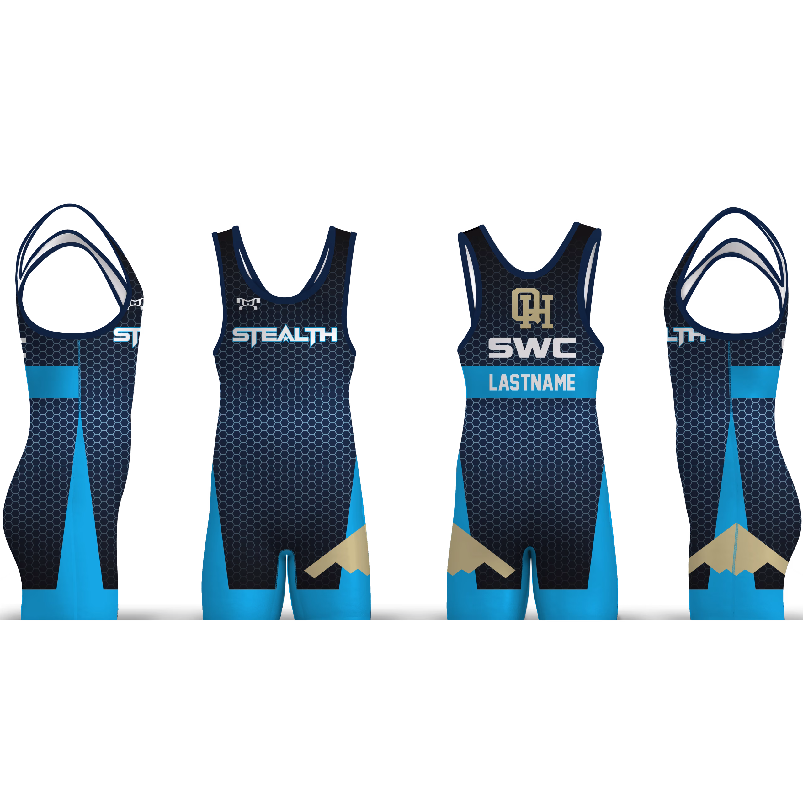 Stealth Wrestling Club Men's Singlet