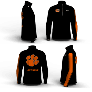 Sharon wrestling Men's Mid-Weight Custom Quarter Zip