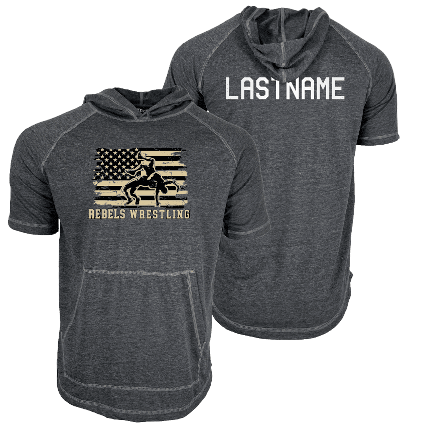 Stewart County High School Custom Heat Press Short Sleeve Hoodie T-Shirt