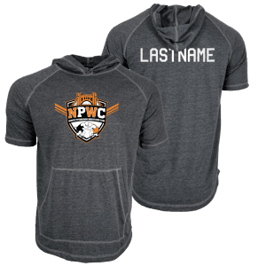 North Pittsburgh Wrestling Club Custom Heat Press Short Sleeve Hoodie T-Shirt