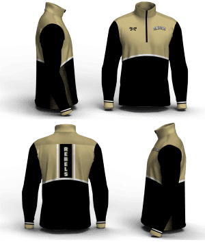 Stewart County High School Men's Mid-Weight Custom Quarter Zip