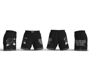 Trained To Pin Wrestling Club Women's 6" Fight Short