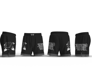Trained To Pin Wrestling Club Men's 9" Fight Short