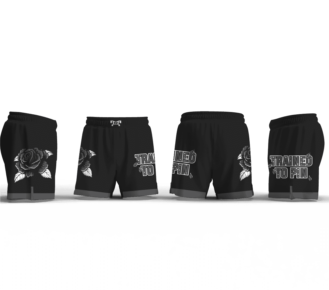Trained To Pin Wrestling Club Men's 9" Fight Short