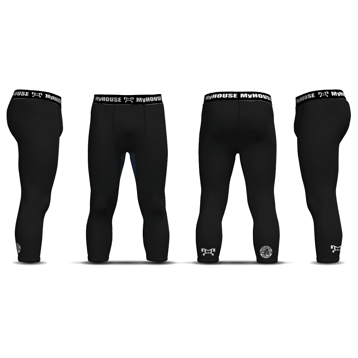 Twin Dragons Men's 3/4 Length Leggings