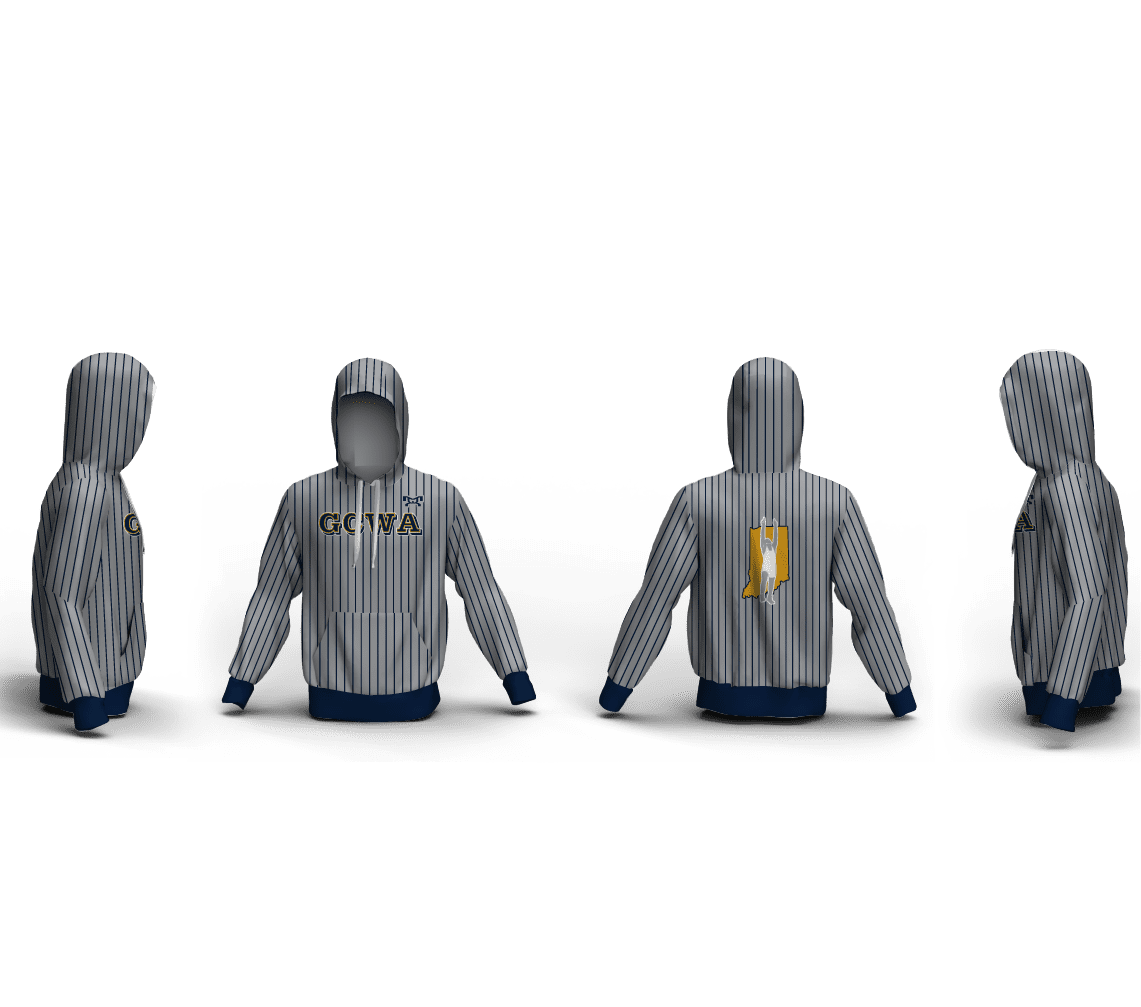 Gem City Silver Custom Unisex Sublimated Hoodie