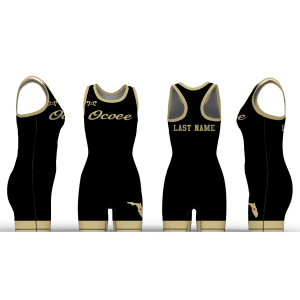 Ocoee Wrestling Black Women's Racerback Singlet