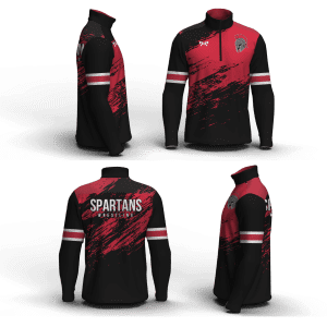 Warminster Spartans Men's Mid-Weight Custom Quarter Zip